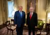 Нетанјаху се сретна со Трамп во Белата куќа додека траат преговорите за прекин на огнот меѓу Израел и Хамас