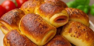 РОЛАТИ СО ШУНКА И СИРЕЊЕ: Рецепт за супер закуска